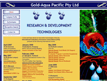 Tablet Screenshot of gold-aquapacific.com